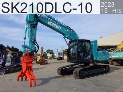 Used Construction Machine Used KOBELCO Material Handling / Recycling excavators Grapple SK210DLC-10 #26329, 2023Year 15Hours