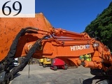 中古建設機械 中古 日立建機 HITACHI 解体機 ロングフロント・ハイリフト ZX135USK-5B
