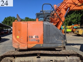 中古建設機械 中古 日立建機 HITACHI 解体機 ロングフロント・ハイリフト ZX135USK-5B
