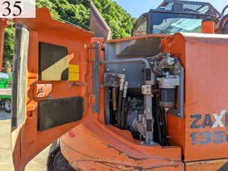中古建設機械 中古 日立建機 HITACHI 解体機 ロングフロント・ハイリフト ZX135USK-5B