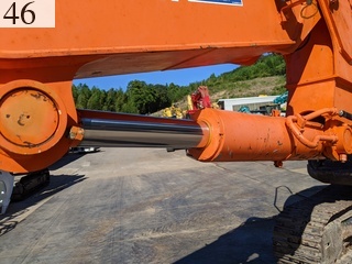 中古建設機械 中古 日立建機 HITACHI 解体機 ロングフロント・ハイリフト ZX135USK-5B