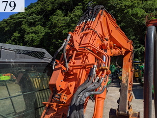 中古建設機械 中古 日立建機 HITACHI 解体機 ロングフロント・ハイリフト ZX135USK-5B