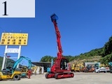 中古建設機械 中古 日立建機 HITACHI 解体機 ロングフロント・ハイリフト ZX135USK-6