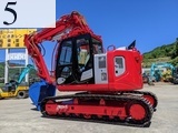 中古建設機械 中古 日立建機 HITACHI 解体機 ロングフロント・ハイリフト ZX135USK-6