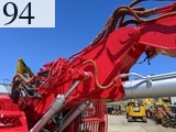 中古建設機械 中古 日立建機 HITACHI 解体機 ロングフロント・ハイリフト ZX135USK-6