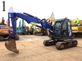 中古建設機械 中古 日立建機 HITACHI 解体機 ロングフロント・ハイリフト ZX75USK-5B