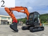 中古建設機械 中古 日立建機 HITACHI 解体機 ロングフロント・ハイリフト ZX75USK-5B
