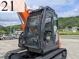 中古建設機械 中古 日立建機 HITACHI 解体機 ロングフロント・ハイリフト ZX75USK-5B