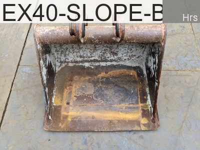 Used Construction Machine Used HITACHI Bucket Slope bucket EX40-SLOPE-BUCKET #unknown505, -Year -Hours