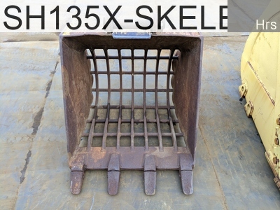 Used Construction Machine Used MVA Bucket Standard bucket SH135X-SKELETON-BUCKET #SK24, -Year -Hours