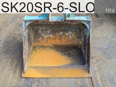 Used Construction Machine Used KOBELCO Bucket Slope bucket SK20SR-6-SLOPE-BUCKET #4096-1, -Year -Hours