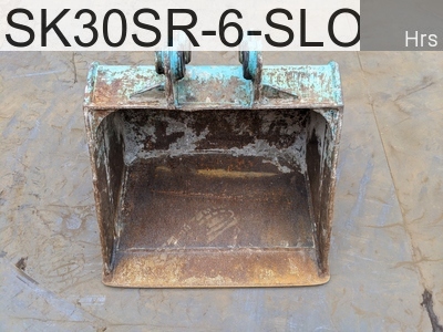 Used Construction Machine Used KOBELCO Bucket Slope bucket SK30SR-6-SLOPE-BUCKET #0011-0417, -Year -Hours