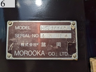 中古建設機械 中古 諸岡 MOROOKA 林業機械 フォワーダ・クローラ キャリア MST-800VDL