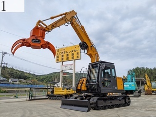 中古建設機械 中古 加藤製作所 KATO 林業機械 グラップル・ウインチ・排土板 HD513MRV