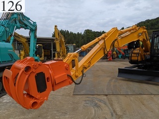 中古建設機械 中古 加藤製作所 KATO 林業機械 グラップル・ウインチ・排土板 HD513MRV