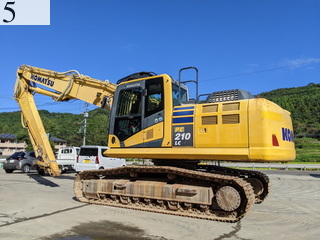 中古建設機械 中古 コマツ KOMATSU 解体機 ロングフロント・ハイリフト PC210LC-10