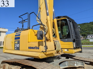 中古建設機械 中古 コマツ KOMATSU 解体機 ロングフロント・ハイリフト PC210LC-10