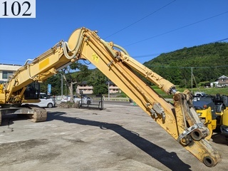 中古建設機械 中古 コマツ KOMATSU 解体機 ロングフロント・ハイリフト PC210LC-10