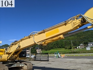 中古建設機械 中古 コマツ KOMATSU 解体機 ロングフロント・ハイリフト PC210LC-10