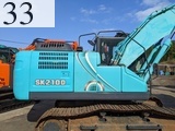 中古建設機械 中古 コベルコ建機 KOBELCO 油圧ショベル・バックホー ０．７－０．９立米 SK210D-10