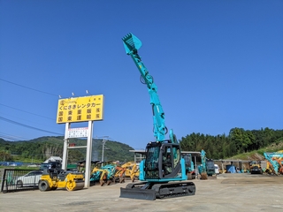 中古建設機械 中古 コベルコ建機 解体機 ロングフロント・ハイリフト SK75SRD-3E 写真