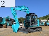 中古建設機械 中古 コベルコ建機 KOBELCO 解体機 ロングフロント・ハイリフト SK75SRD-3E
