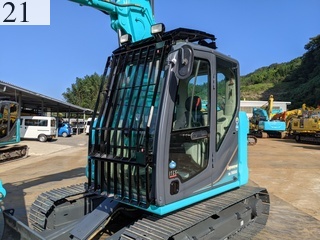 中古建設機械 中古 コベルコ建機 KOBELCO 解体機 ロングフロント・ハイリフト SK75SRD-3E