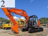 中古建設機械 中古 日立建機 HITACHI 解体機 ロングフロント・ハイリフト ZX135USK-5B