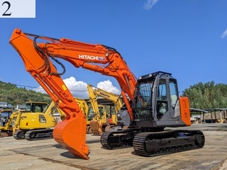 中古建設機械 中古 日立建機 HITACHI 解体機 ロングフロント・ハイリフト ZX135USK-5B