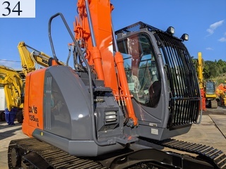 中古建設機械 中古 日立建機 HITACHI 解体機 ロングフロント・ハイリフト ZX135USK-5B