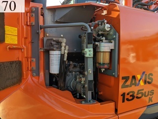 中古建設機械 中古 日立建機 HITACHI 解体機 ロングフロント・ハイリフト ZX135USK-5B