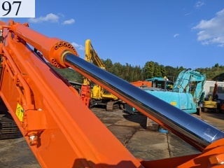 中古建設機械 中古 日立建機 HITACHI 解体機 ロングフロント・ハイリフト ZX135USK-5B