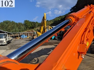 中古建設機械 中古 日立建機 HITACHI 解体機 ロングフロント・ハイリフト ZX135USK-5B