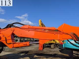 中古建設機械 中古 日立建機 HITACHI 解体機 ロングフロント・ハイリフト ZX135USK-5B