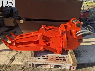 中古建設機械 中古 日立建機 HITACHI 解体機 ロングフロント・ハイリフト ZX135USK-5B
