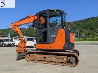 中古建設機械 中古 日立建機 HITACHI 林業機械 グラップル・ウインチ・排土板 ZX55UR-5B