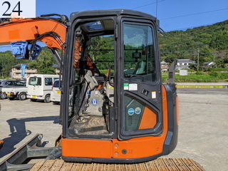 中古建設機械 中古 日立建機 HITACHI 林業機械 グラップル・ウインチ・排土板 ZX55UR-5B