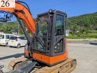 中古建設機械 中古 日立建機 HITACHI 林業機械 グラップル・ウインチ・排土板 ZX55UR-5B