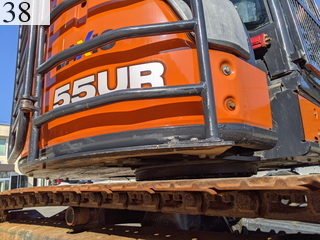 中古建設機械 中古 日立建機 HITACHI 林業機械 グラップル・ウインチ・排土板 ZX55UR-5B