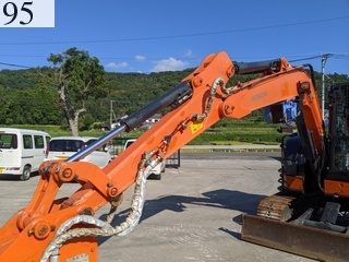 中古建設機械 中古 日立建機 HITACHI 林業機械 グラップル・ウインチ・排土板 ZX55UR-5B