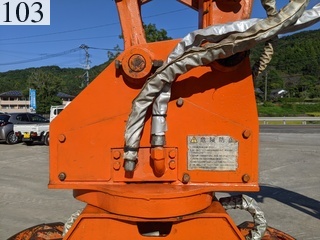 中古建設機械 中古 日立建機 HITACHI 林業機械 グラップル・ウインチ・排土板 ZX55UR-5B