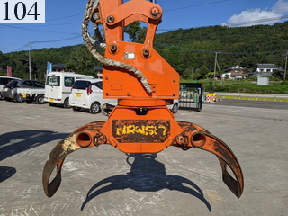 中古建設機械 中古 日立建機 HITACHI 林業機械 グラップル・ウインチ・排土板 ZX55UR-5B