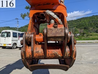 中古建設機械 中古 日立建機 HITACHI 林業機械 グラップル・ウインチ・排土板 ZX55UR-5B