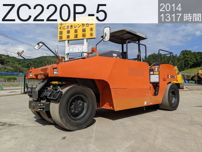 中古建設機械 中古 日立建機 ローラー タイヤローラー ZC220P-5 #50189, 1317年式 1317時間