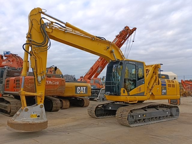 中古建設機械 中古 コマツ マテリアルハンドリング機 マグネット仕様 PC200LC-11 写真