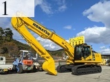 中古建設機械 中古 コマツ KOMATSU 解体機 ロングフロント・ハイリフト PC210LC-10
