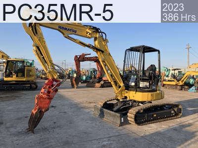 Used Construction Machine Used KOMATSU Demolition excavators Mini moku PC35MR-5 #33938, 2023Year 386Hours