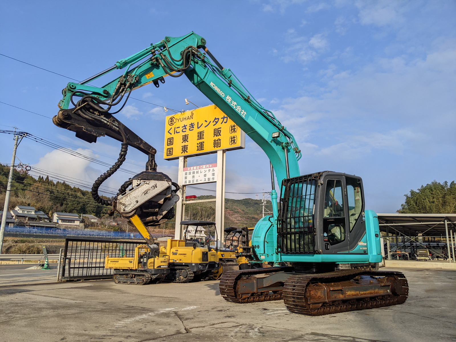 中古建設機械 中古 コベルコ建機 KOBELCO 林業機械 プロセッサー SK135SR-3F