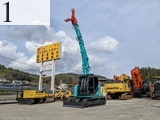 中古建設機械 中古 コベルコ建機 KOBELCO 解体機 ロングフロント・ハイリフト SK75SRD-3E