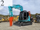 中古建設機械 中古 コベルコ建機 KOBELCO 解体機 ロングフロント・ハイリフト SK75SRD-3E